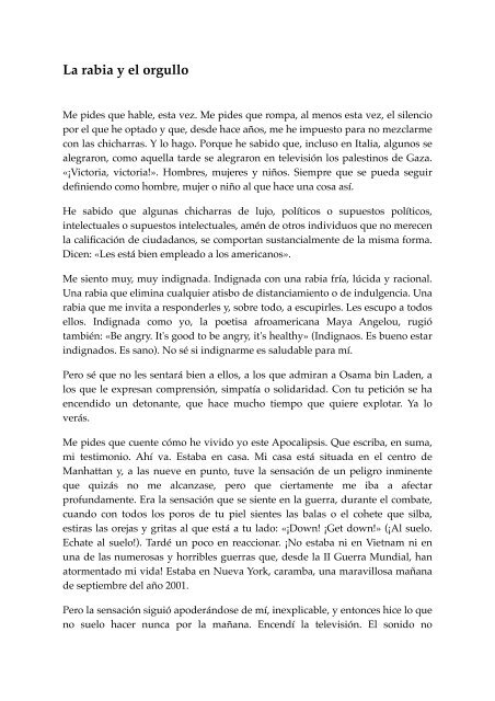 la rabia y el orgullo - Rafael Revilla