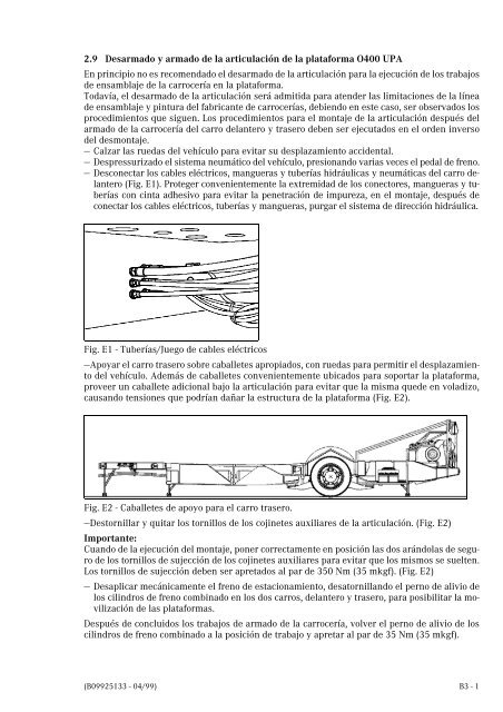 Directrices para montaje de superestructuras y ... - Mercedes-Benz