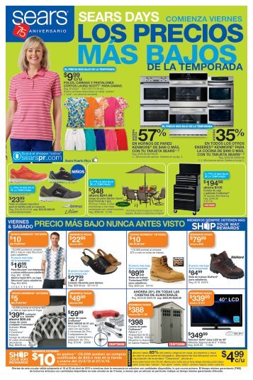 de la temporada. - Sears