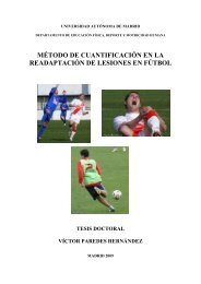 método de cuantificación en la readaptación de lesiones en fútbol