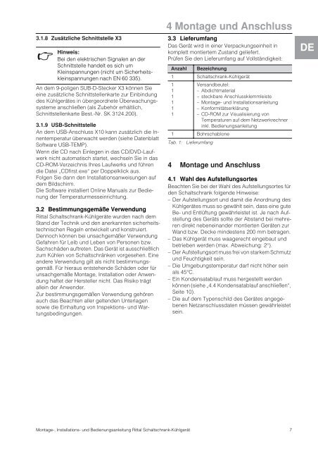 Rittal TopTherm Bedienungsanleitung