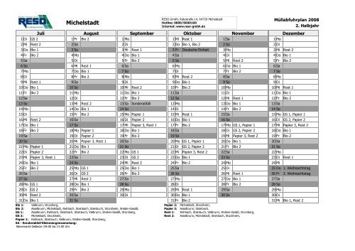 RESO GmbH - Müllkalender fü...