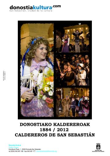 DONOSTIAKO KALDEREROAK 1884 / 2012 CALDEREROS DE ...