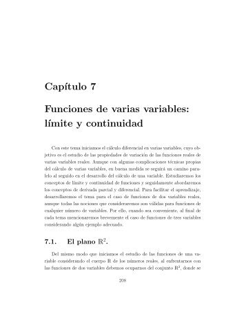 Funciones de dos variables