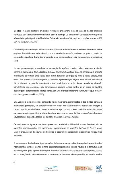 Relatório Parte 2 - Câmara Municipal de Porto Santo
