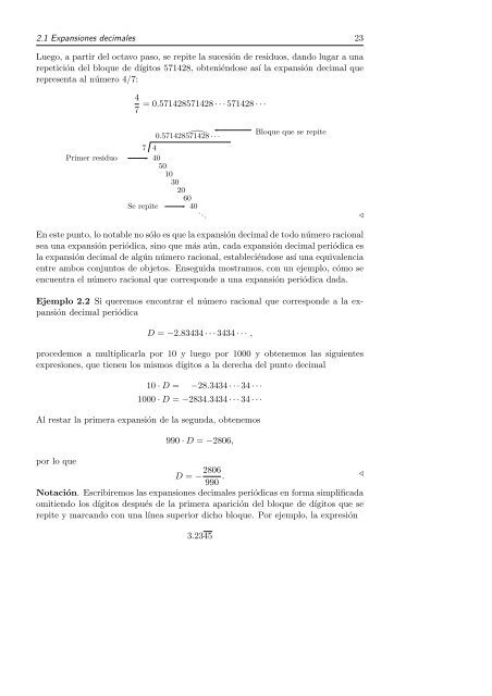 Fundamentos del Cálculo - Departamento de Matemáticas ...