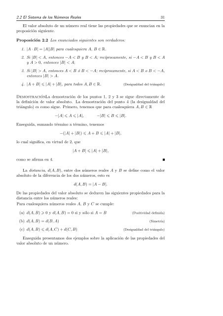 Fundamentos del Cálculo - Departamento de Matemáticas ...