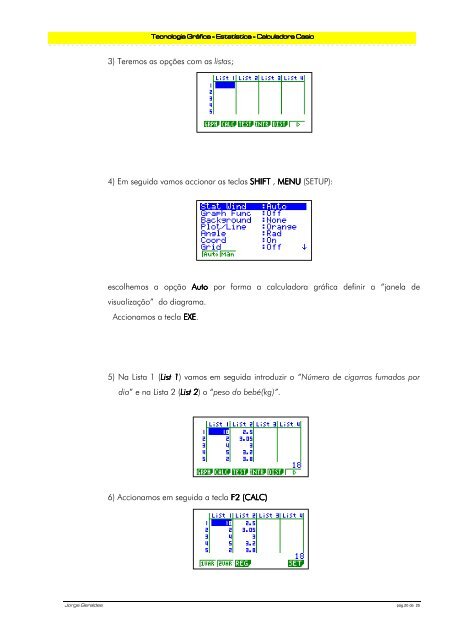 Utilização da Calculadora Gráfica na Estatística - jgeraldes.net