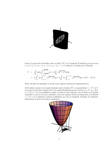 INTEGRALES TRIPLES.