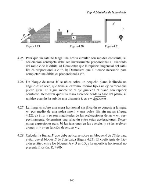 CAPÍTULO 4. DINÁMICA DE LA PARTÍCULA. 4.1 ... - DGEO