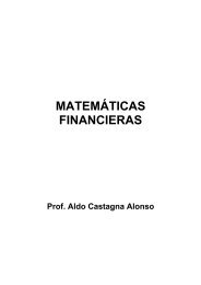 MATEMÁTICAS FINANCIERAS - Matematica