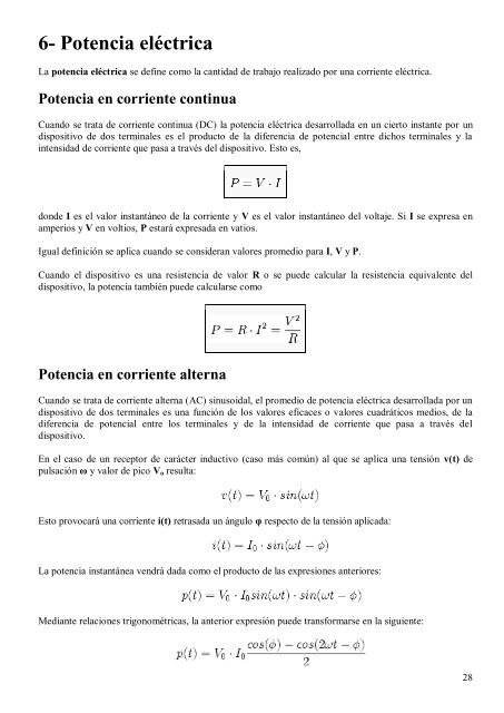 Potencia eléctrica