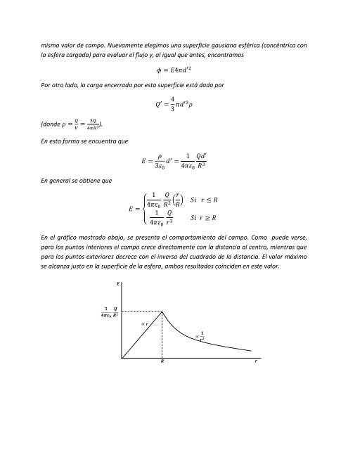 Ley de Gauss - Web del Profesor