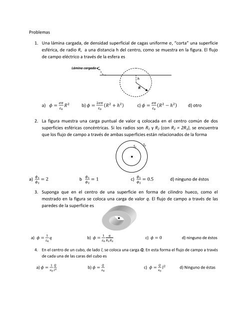 Ley de Gauss - Web del Profesor