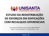 estudo da redistribuição de esforços em edificações com recalques ...