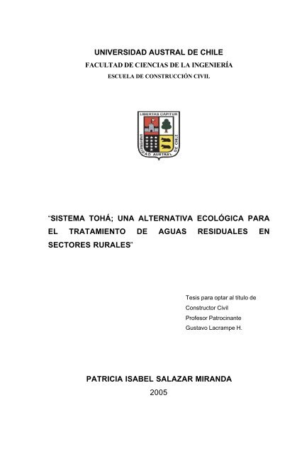 Sistema Toha Tesis Electronicas Uach Universidad Austral De Chile