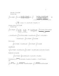 1 Calcular ∫ Sec(θ)dθ tenemos que ∫ Sec(θ)dθ = ∫ Sec(θ)( Sec(θ ...