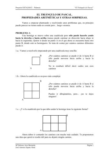 EL TRIANGULO DE PASCAL