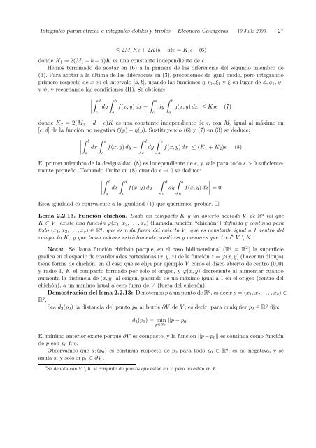 2. Integrales iteradas dobles. - IMERL