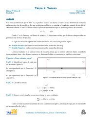 Tarea 2: Torcas ∑