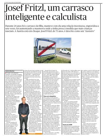 Josef Fritzl, um carrasco inteligente e calculista