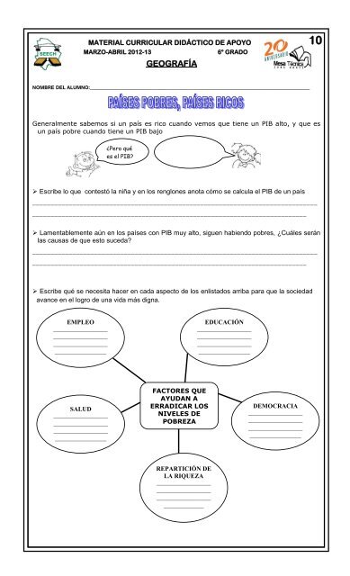 Sexto - Dirección de Educación Primaria