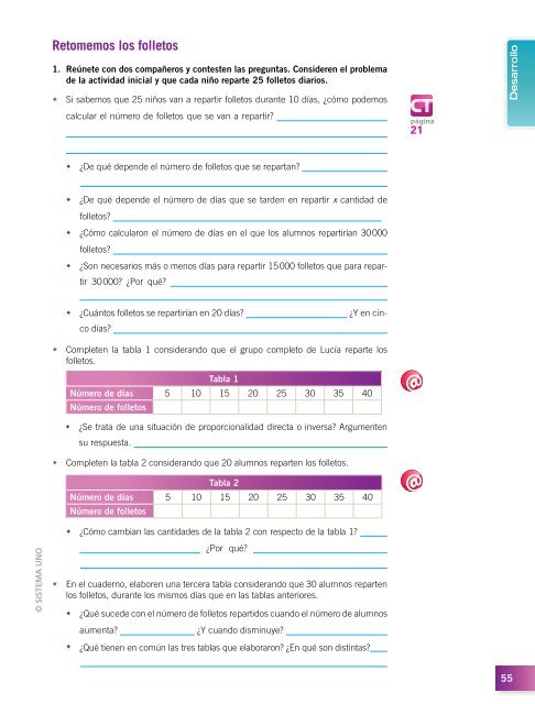 Factores de proporcionalidad