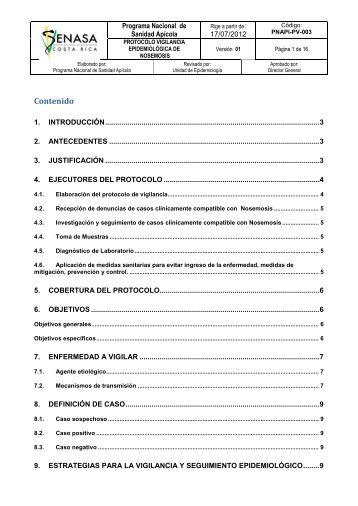 PN-API-PV-003 Nosemosis(pdf) - Senasa