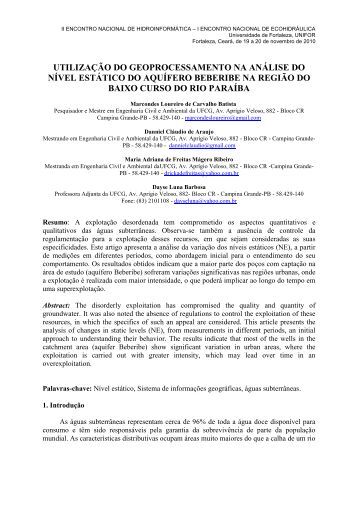 Artigo engenharia