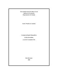 Geologia da Região Diamantífera do Rio Douradinho ao sul de ...