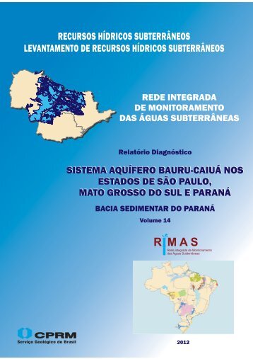 VOLUME 14. Sistema Aquífero Bauru-Caiuá nos Estados ... - CPRM
