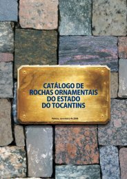 catálogo de rochas ornamentais do estado do tocantins - seplan ...
