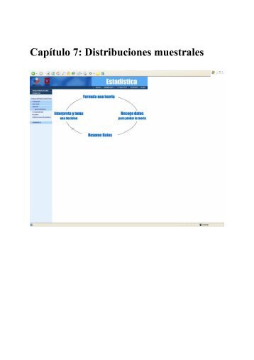 Capítulo 7: Distribuciones muestrales