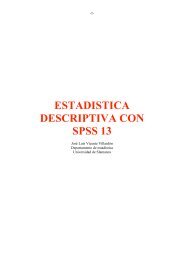 ESTADISTICA DESCRIPTIVA CON SPSS 13 - Estadística