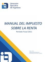 manual del impuesto sobre la renta - Dirección Ejecutiva de Ingresos