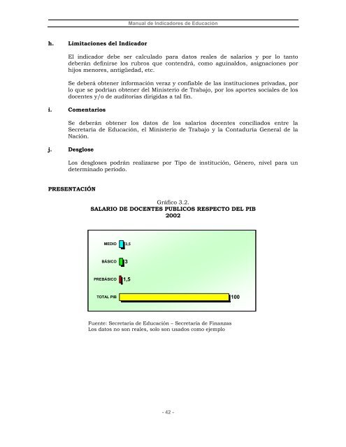 Manual de Indicadores Educativos - Secretaría de Educación