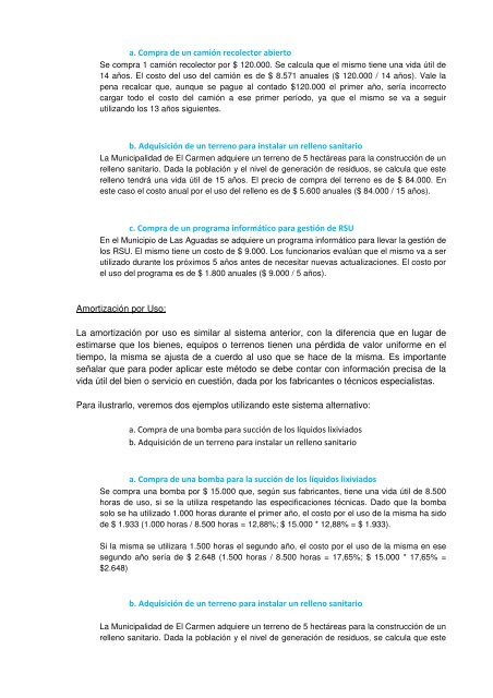 MANUAL PARA EL CÁLCULO DEL COSTO DE LA GESTIÓN ...