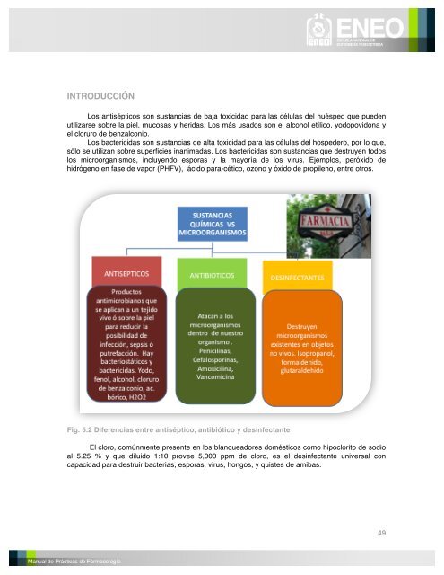 Diferencia entre antibiotico antiseptico y desinfectante
