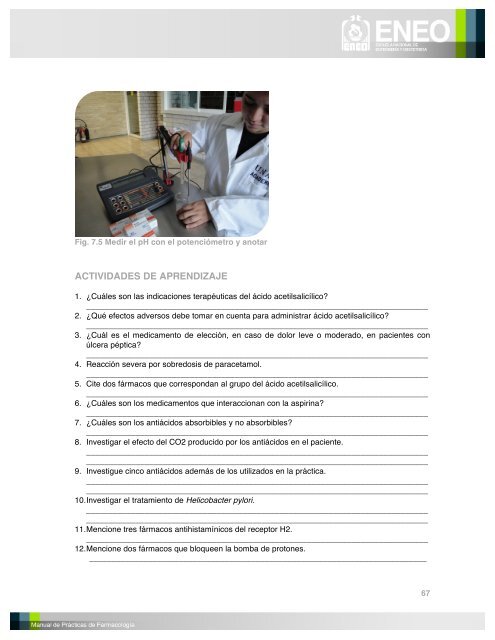 Prácticas de farmacología LEO - ENEO - UNAM