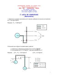 3ª LISTA DE EXERCÍCIOS ( Manometria ) - DEG - Departamento de ...