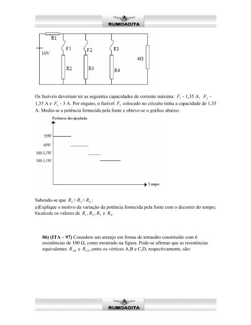 Circuitos Elétricos - Projeto Rumo ao ITA