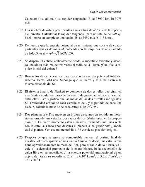 CAPITULO 9. LEY DE GRAVITACION UNIVERSAL. 9.1 LA ... - DGEO