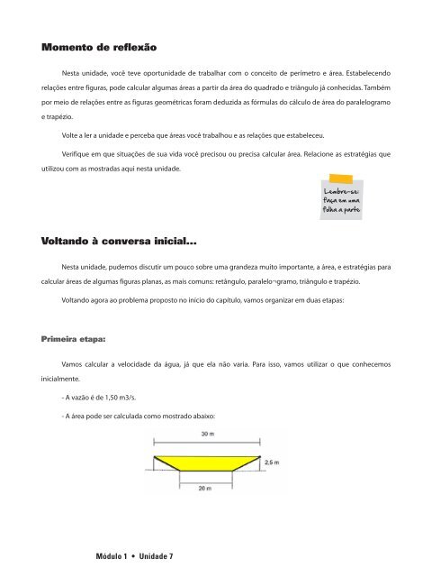 Áreas de figuras planas - SEJA