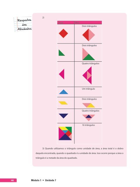 Áreas de figuras planas - SEJA