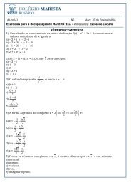 NÚMEROS COMPLEXOS 1) Calculando-se corretamente as raízes ...