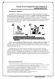 Calculo de la Precipitación Neta - Hidrología e Hidrogeología