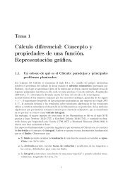 Cálculo diferencial: Concepto y propiedades de una función ...