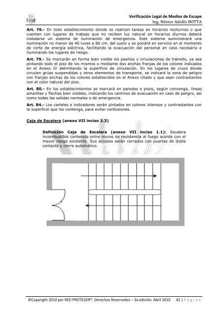 MÓDULO III-2: Verificación de Medios de Escape - Red Proteger