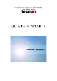 GUÍA DE MINITAB 14 - Tecnun