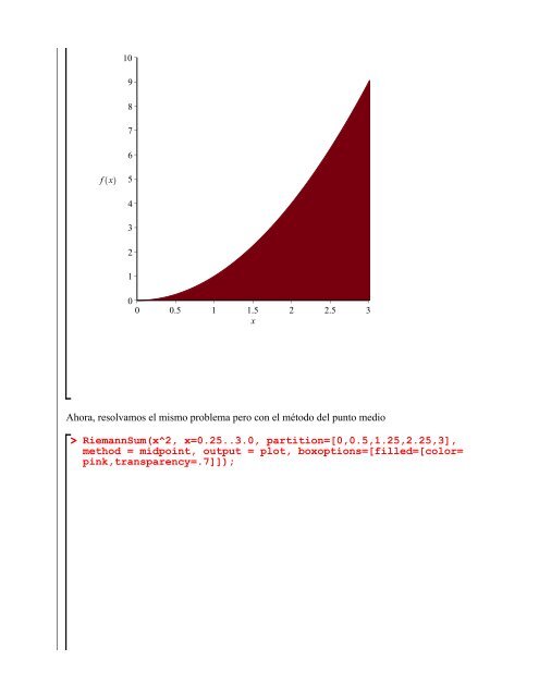 Sesión # 6 Cálculo Integral Sumas de Riemann